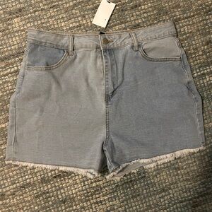 Blue Blush two toned shorts